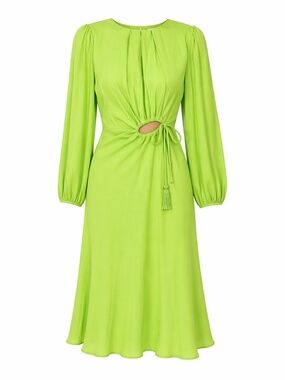 green emerald velvet dress Green Tropical Dream Draped Organic Cotton Maxi Dress